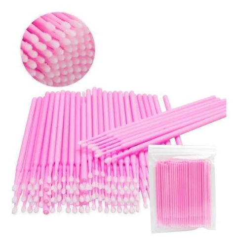 Aplicador Microbrush C/100 - Rosa
