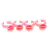 Anel de cola c/ divisória Descartável Rosa - 50 Unid - comprar online