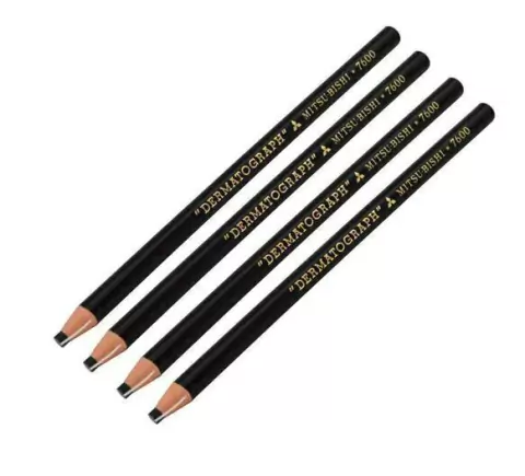 Lápis Dermatográfico Mitsubishi Preto