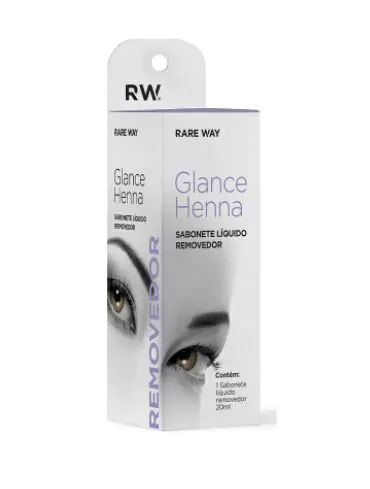 Sabonete Gel Removedor de Henna 20ml Glance