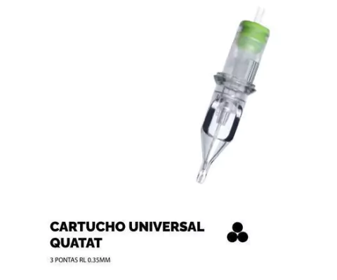 Cartucho Universal Quatat 03 Pontas Rl 035mm