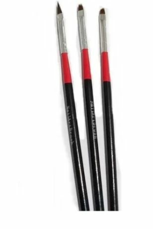 Pincel Para Design De sobrancelhas Kit 3 unid