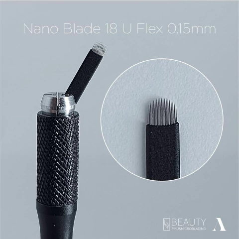 Lamina Nano Blade 18U 0.15mm LovBeauty - 1 unidade