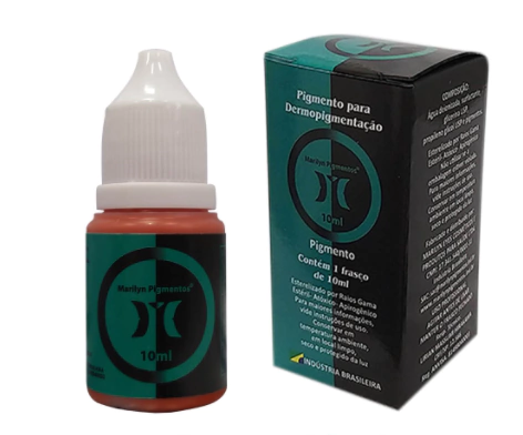 Pigmento Marilyn Ocre Para Micropigmentação Sobrancelhas 10ml