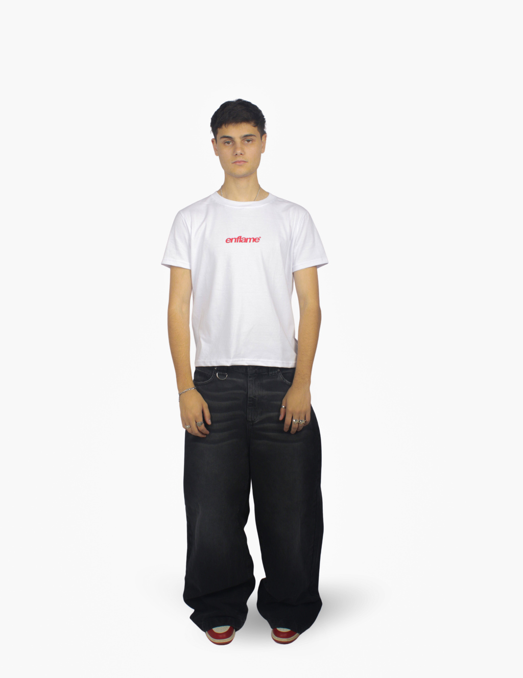 Enflame Regular White Tee thumbnail 3
