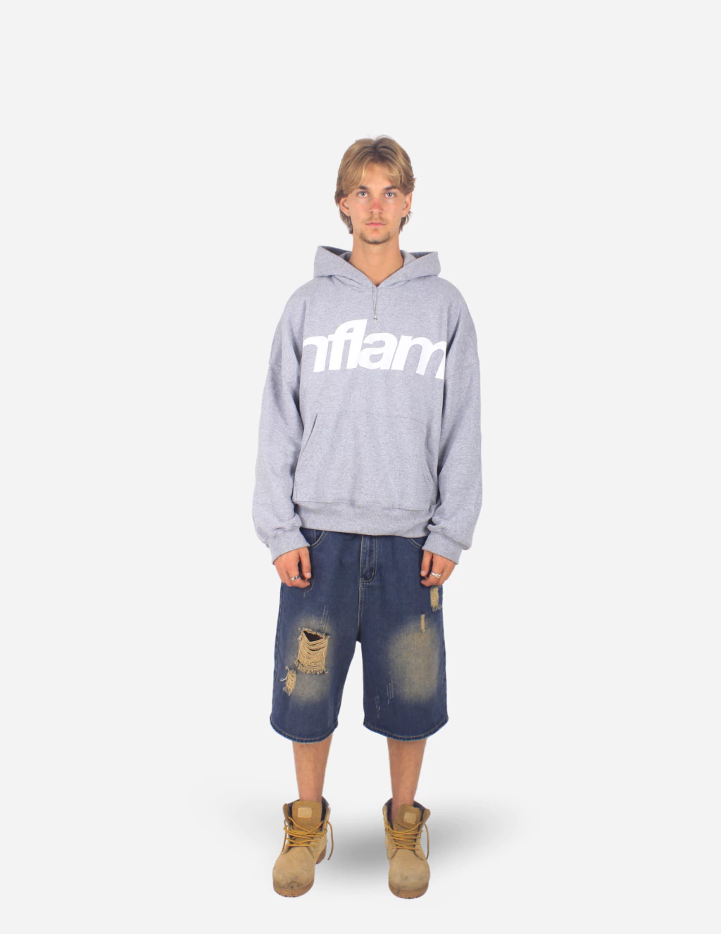 Enflame Silver Hoodie