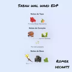 Inteiro 100 ml - Sabah Al Ward EDP (Al Wataniah) - Romer Decants