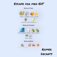 Escape For Men - Eau de Toilette (Calvin Klein) na internet