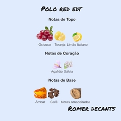 Inteiro 75 ml - Polo Red EDT (Polo) - Romer Decants