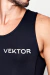 Singlet Powerlifting Unissex Preto