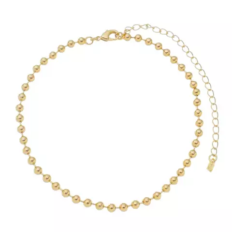 PULSEIRA BOLINHA VINTAGE BANHO OURO