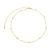 CHOKER BOLINHA CADEADO BANHO OURO