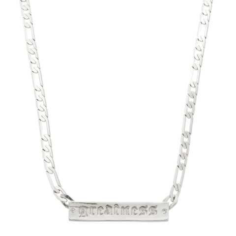 COLAR GREATNESS BANHO PRATA - BY BIA CANIZARES