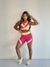 Conjunto short e top power rosa jubile c/ laranja peach na internet