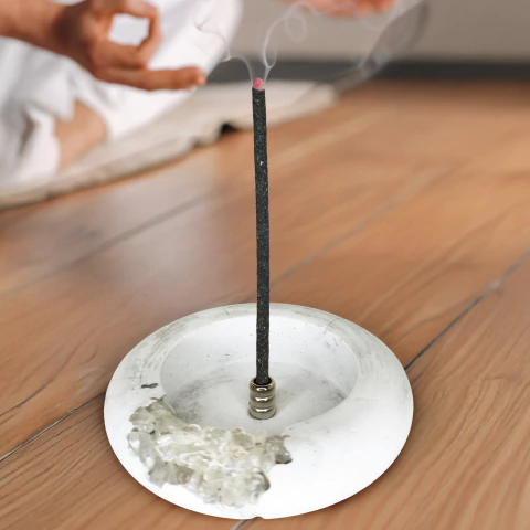 Incensário Circular Cristal