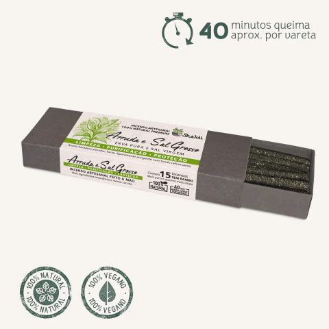 Incenso Arruda e Sal grosso - comprar online