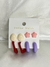 Aros de Colores set x4 - Zoe Modas