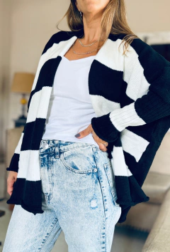 Saco Annet blanco y negro - tienda online