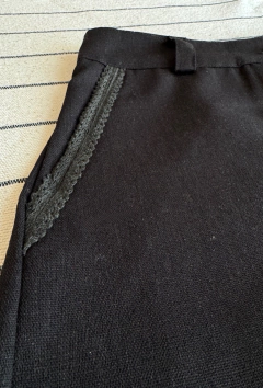 Short de Lino Cairo negro - LA SALA SHOWROOM