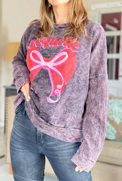 Buzo nevado Coquette rojo - tienda online