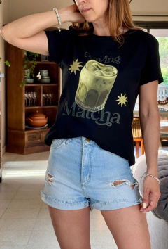 Remera Matcha negro - comprar online