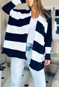 Saco Annet blanco y negro - comprar online