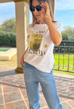 Imagen de Remera Matcha blanca