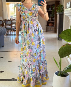 Vestido Hollys Amarillo - comprar online