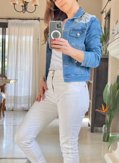 CAMPERA GIBBS DENIM C/WHITE