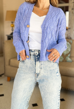 Imagen de Cardigan Zurich lavanda