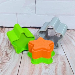 Molde estrela para fabricação de sabonetes ou shampoo sólidos | Prensa estrela - 3D Prints | Loja de Impressoras 3D Bambu Lab e Filamentos