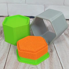Molde Hexágono para fabricação de sabonetes ou shampoo sólidos | Prensa hexagonal na internet