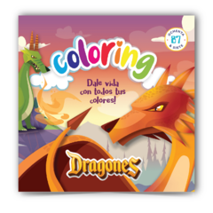 COLORING DRAGONES