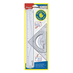 SET GEOMETRICO MAPED PARA ZURDOS 30 CM