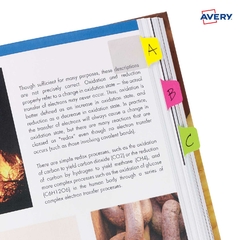 NOTA ADHESIVA AVERY MINI TABS NEON X 40 en internet