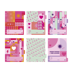 SEPARADOR DE MATERIA FW Nº 3 C/LENGUETA COLORBLOCK LOVELY