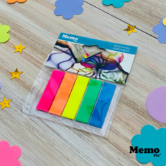 NOTAS ADHESIVAS MEMO FIX BANDERITAS X 125 FLUOR - comprar online