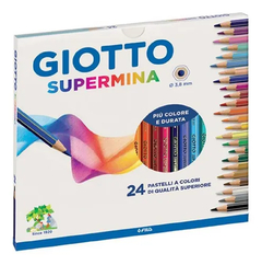 LAPIZ COLOR GIOTTO SUPER MINA X 24 LARGOS