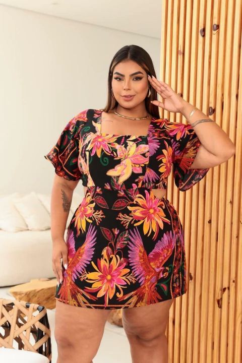 Vestido macaquinho Preto - comprar online