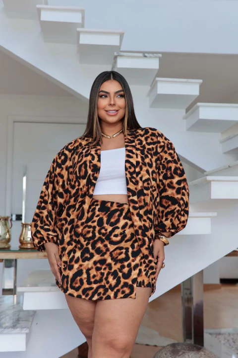 Conjunto kimono Paola Onça - comprar online