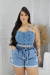 Short Jogger Jeans Plus Size Feminina Destroyd Barra Virada - loja online