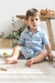 Pijama Arce Vichy Celeste - comprar online