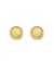 Brinco Redondo com Zirconia Ouro 18k