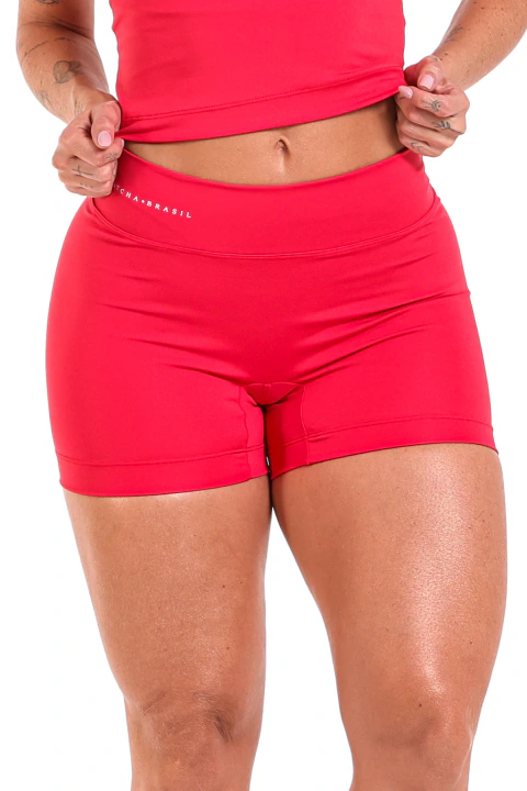 Short Anatomico Vermelho