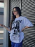 CAMISETA FEMININA OVERSIZED HIT EM UP BRANCA - comprar online