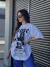 CAMISETA FEMININA OVERSIZED HIT EM UP BRANCA na internet