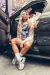 CAMISETA FEMININA OVERSIZED TRAVIS SCOTT OFF WHITE - loja online