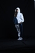 CONJUNTO DE MOLETOM FEMININO ESSENTIALS AZUL/OFF WHITE - comprar online