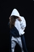 CONJUNTO DE MOLETOM FEMININO ESSENTIALS AZUL/OFF WHITE - FitClothingLine