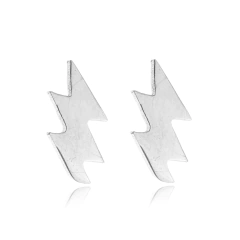 Brinco Raio Aço304 Inoxidável - AUTHENTIC EVOLUTION COMERCIO ATACADISTA E VAREJISTA DE PEDRAS PRECIOSAS LTDA